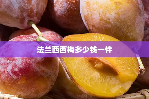 法兰西西梅多少钱一件