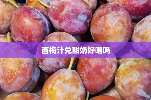 西梅汁兑酸奶好喝吗 西梅汁兑酸奶好喝吗