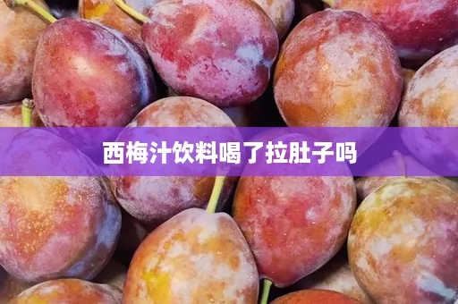 西梅汁饮料喝了拉肚子吗