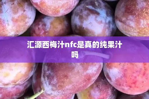 汇源西梅汁nfc是真的纯果汁吗