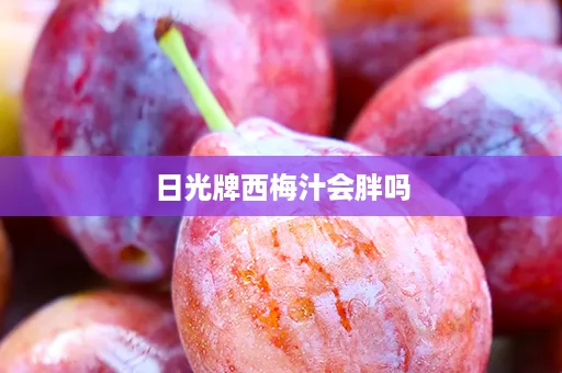 日光牌西梅汁会胖吗